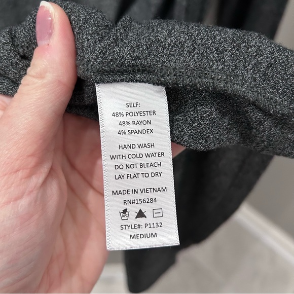 Urban Outfitters Caution to the Wind Slate Gray Open Front Pocketed Caridigan-Md - Picture 3 of 4